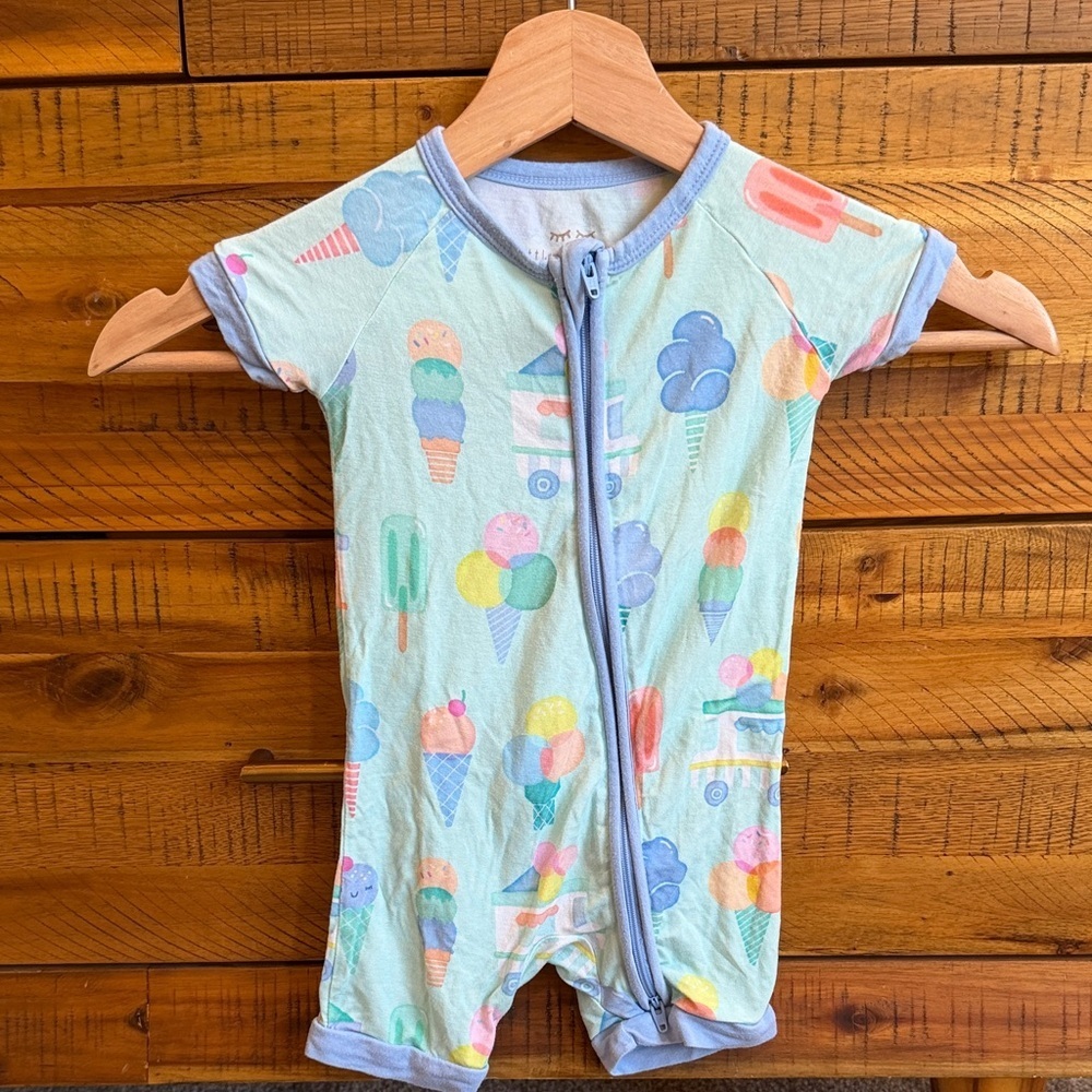 Little Sleepies Ice Cream Print Kids One Piece 🍦